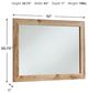 Signature Design by Ashley® Hyanna Tan Bedroom Mirror-2