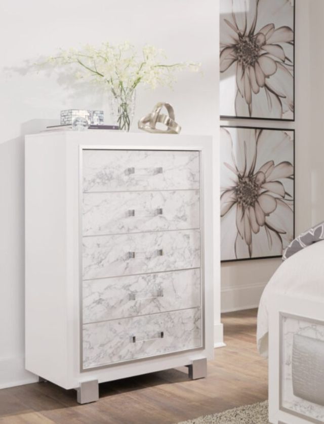 Global Furniture USA Santorini White Chest-2