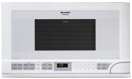 Sharp® Carousel® 1.5 Cu. Ft. White Over The Counter Microwave-0