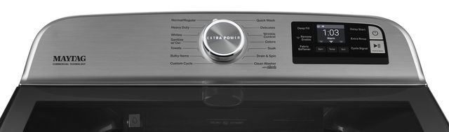 Maytag® 5.2 Cu. Ft. Metallic Slate Top Load Washer-3