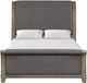 Bernards Hartford Gray Upholstered Queen Sleigh Bed-0