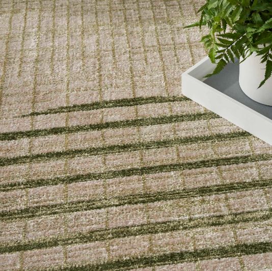 Nourison Home™ Astra Machine Washable Ivory Olive 5'x7' Area Rug-3