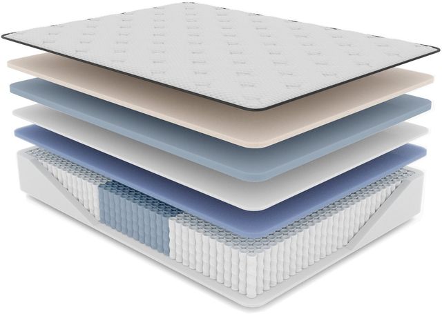 Diamond Mattress® Aspen Cool 14.5" Hybrid Firm Euro Top King Mattress in a Box-5