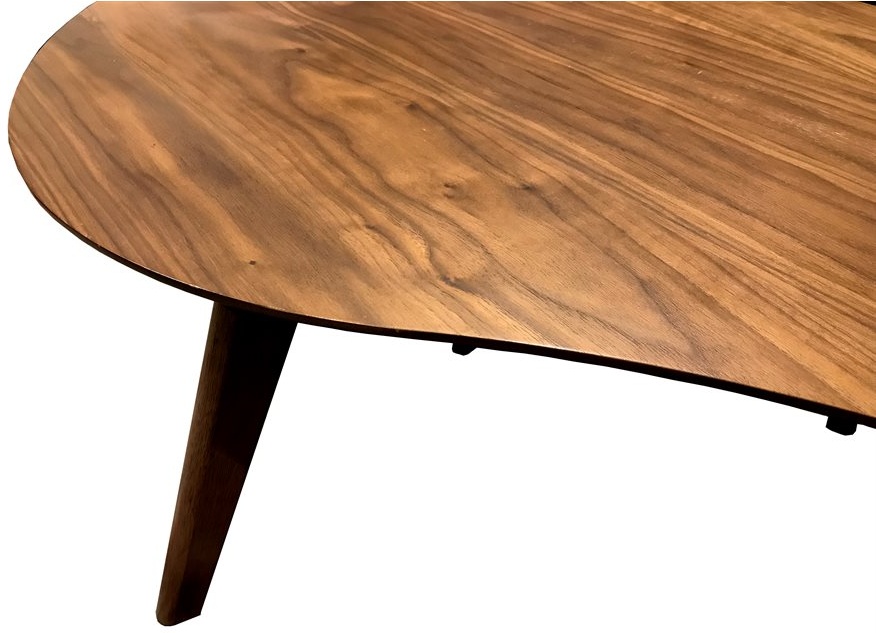 Emerald Home Simplicity Walnut Brown Cocktail Table - Thumbnail 2