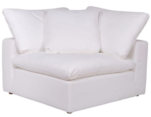 Moe's Home Collection Clay Cream Livesmart Corner Chair