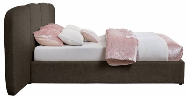Meridian Furniture Shiloh Brown King Upholstered Panel Bed-2