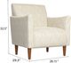 Emerald Home Letty Ash Stripe Accent Chair-2