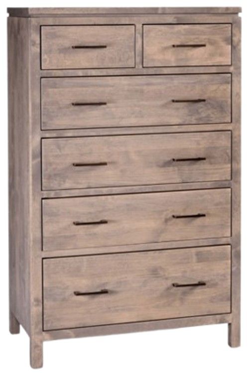 Archbold Furniture Customizable 2 West 6-Drawer Chest-0