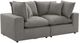 TOV Furniture Cali Slate Modular Loveseat-0