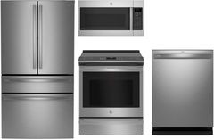 GE Profile™ 4 Piece Stainless Steel Kitchen Package