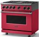 Viking® 7 Series 36" Valentine Pro Style Dual Fuel Range with Griddle-3