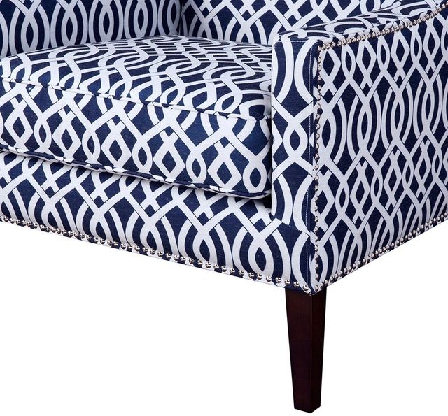 Olliix by Madison Park Navy Barton Wing Chair-3