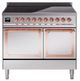 Ilve® Nostalgie II Noblesse 40'' Stainless Steel Pro Style Induction Range with Copper Trim-0