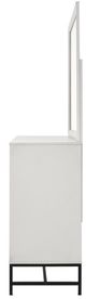 Coaster® Sonora White 6-drawer Dresser with Mirror-3