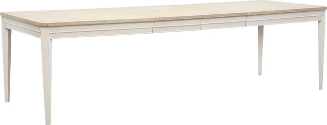 Magnussen Home® Echo Isles Driftwood/White Rectangular Dining Table-0