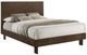 Coaster® Glenwood Warm Brown Queen Platform Panel Bed-1