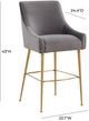 TOV Furniture Beatrix Dark Gray Bar Stool-2