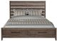 Legends Home Montrose Greige King Panel Storage Bed-1