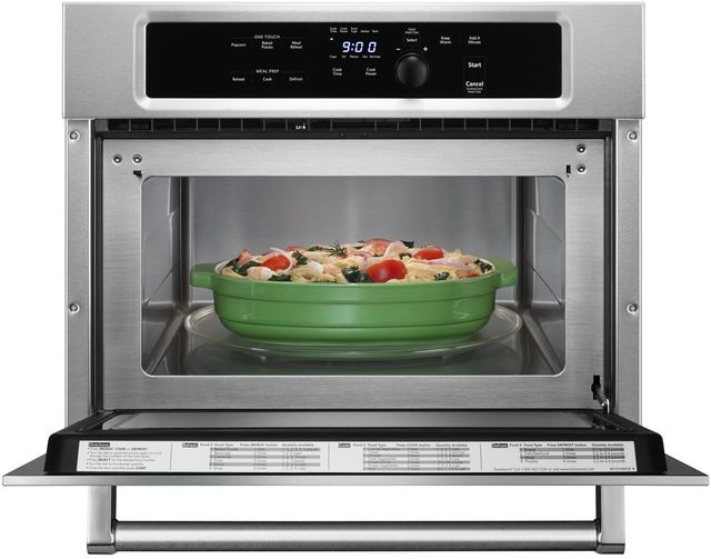 KitchenAid® 1.4 Cu. Ft. Stainless Steel Built In Microwave-3