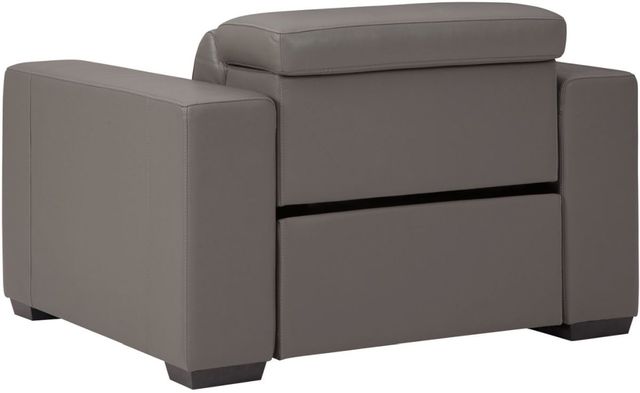 Signature Design by Ashley® Texline Gray Power Recliner with Adjustable Headrest-1