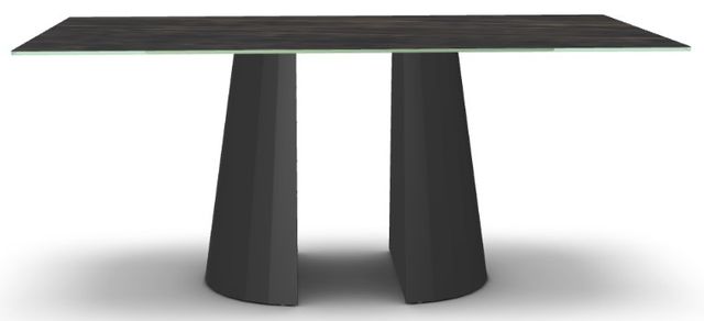 Amisco Customizable Gemma Italian Porcelain 72" Dining Table-1