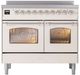 Ilve® Nostalgie II Series 40" Antique White Pro Style Induction Range-3