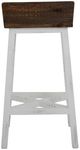 International Furniture Direct Pueblo Brown/White Bar Stool-4