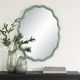 Uttermost® Isly Robin's Egg Blue Oval Mirror-1