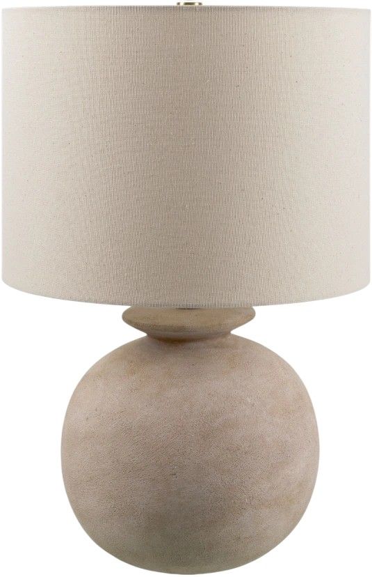 Surya Kaia Colored Cream Table Lamp-0