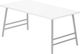 Monarch Specialties Inc. White 40"L Coffee Table with Metal A-Frame Legs-0