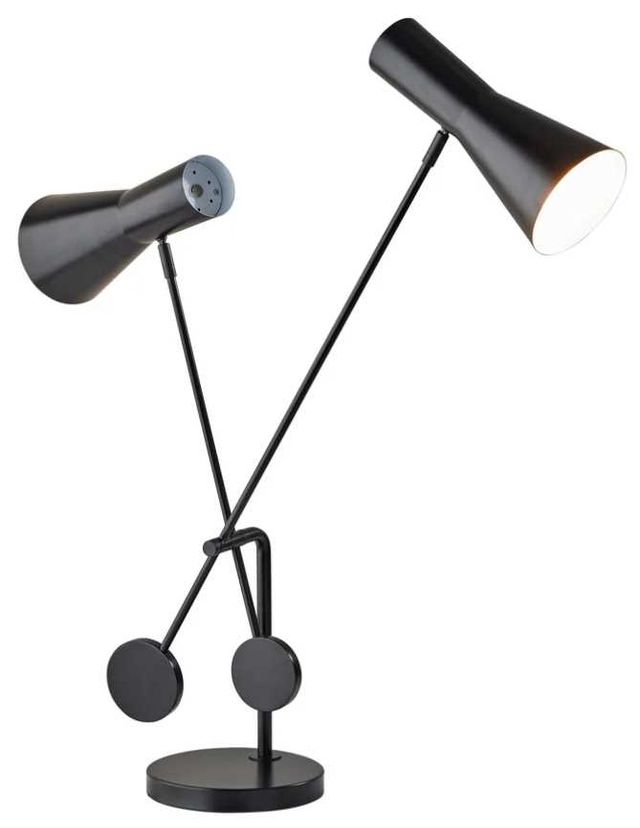 Adesso® Bond Black Desk Lamp-0