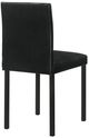 Coaster® Garza 4-Piece Black Upholstered Dining Side Chair Set-5