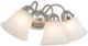 YHD Satin Nickel/White Style 2 Incandescent Bathroom Vanity Lighting-0