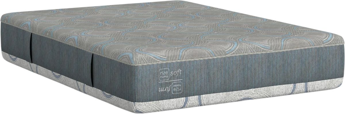 Rize Home RZ Cool Choice 14" Memory Foam Dual Comfort Firm/Plush Smooth Top Double-Sided Twin XL Mattress in a Box