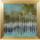 StyleCraft Soft Treeline On The Horizon Blue/Gold/Light Green Wall Art-0