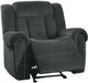 Homelegance® Nutmeg Charcoal Gray Manual Glider Recliner-0