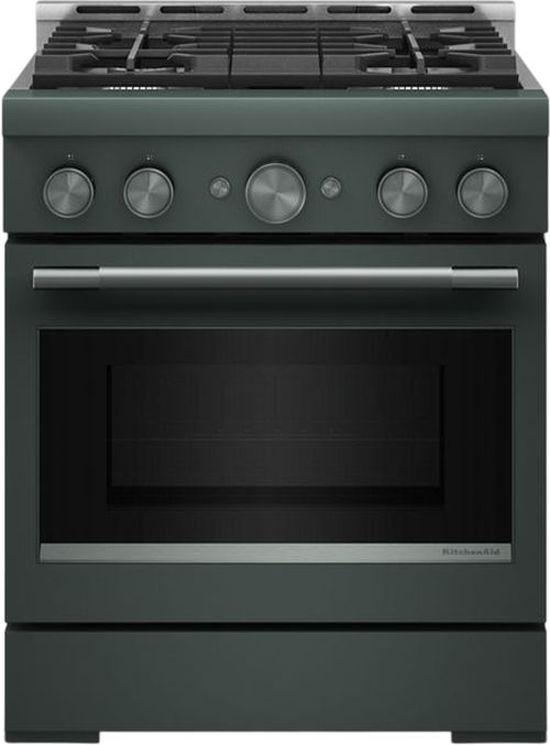 KitchenAid® 30" Juniper Pro Style Gas Range with No Preheat Air Fry Mode-0