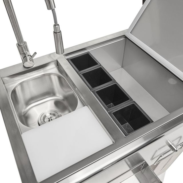 Coyote® 30" Outdoor Living Stainless Steel Refreshment Center-3