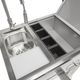 Coyote® 30" Outdoor Living Stainless Steel Refreshment Center-3