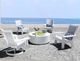CabanaCoast® Customizable Hockley Cast Aluminum Outdoor Lounge Swivel Rocker Chair-3