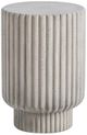 Classic Home Givens Light Gray Concrete Outdoor Accent Table-0