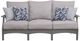 Signature Design by Ashley® Lone View Bay Beige/Gray Plastic Outdoor Sofa-1