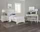 Vaughan-Bassett Cottage Too Weathered White Youth Full Wood Rails-3