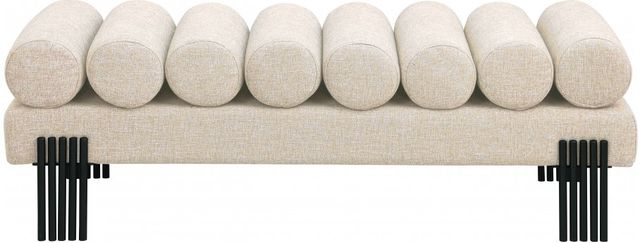 Meridian Furniture Akeela Beige Bench-1