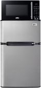 Summit® 19" 3.2 Cu. Ft. Stainless Steel Compact Refrigerator with Microwave-0