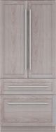 Thermador® Freedom® 36 in. 20.1 Cu. Ft. Panel Ready Built In Counter Depth French Door Refrigerator-0