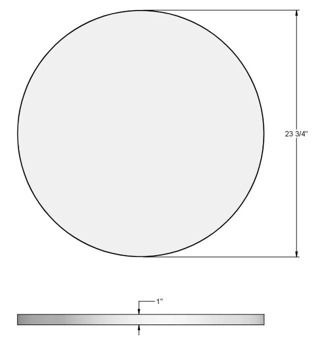 Amisco Customizable Maya Round End Table-3