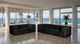 Furniture of America® Nappi Black Loveseat-2