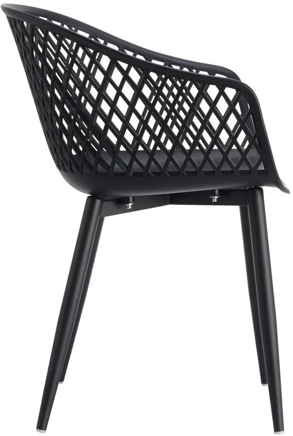 Moe's Home Collection Piazza Black-M2 Outdoor Chair-2