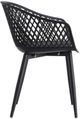 Moe's Home Collection Piazza Black-M2 Outdoor Chair-2